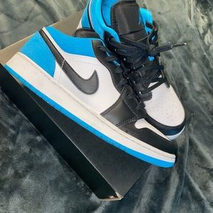 Air Jordan 1’s Low | BLUE • WHITE • BLACK